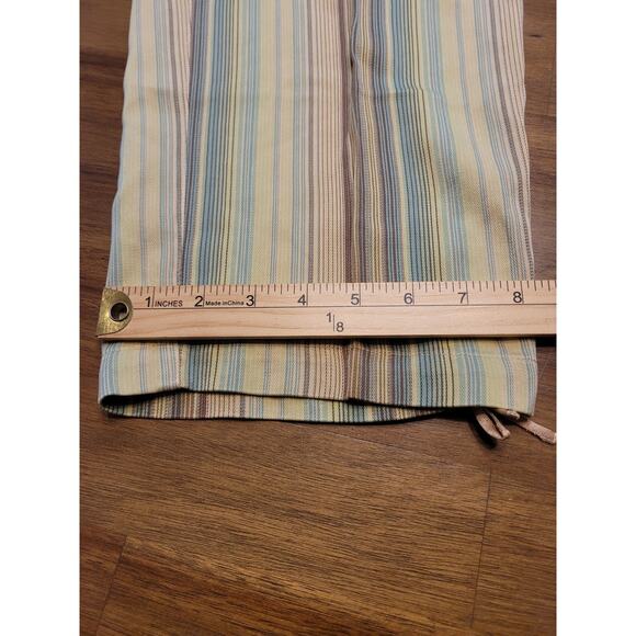 Tommy Bahama Stripe Silk Wide-Leg Capri Pants – Size 4 – Green/Brown – EUC - Picture 14 of 14